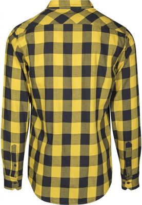 Flannel shirt black/yellow
