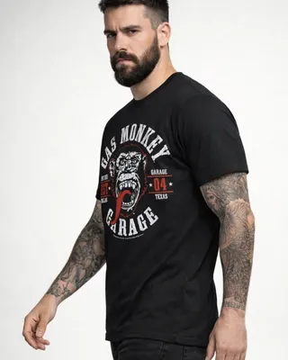 Gas Monkey Garage Round Seal T-Shirt