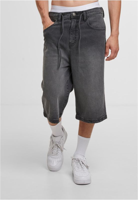 Shorts för herr med skater regular – black washed