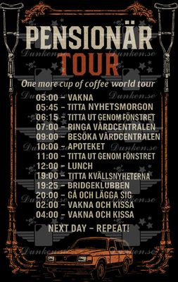 Pensionär Tour T-shirt