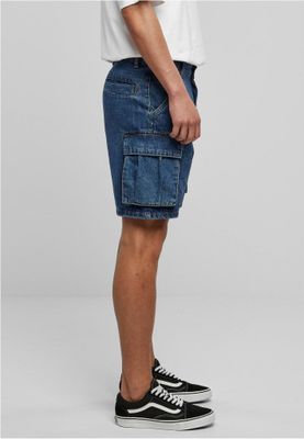 Organic cargo shorts in jeans for men