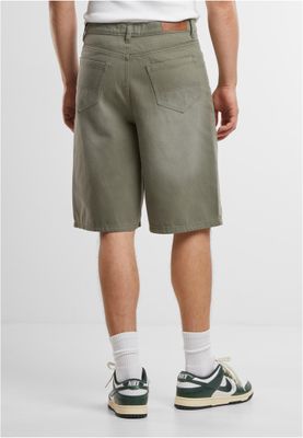 90-tals jeansshorts med oversize passform