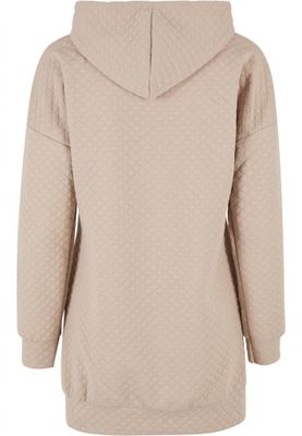 Women's hoodie with diamond pattern