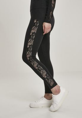Black lace leggings