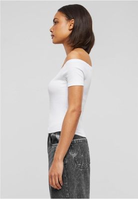 Belly shirt with open shoulders