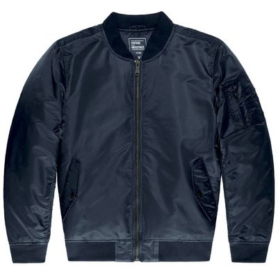 Satin bomber jacket for men