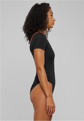 Dame bodysuit i stretchy bomuldsstof