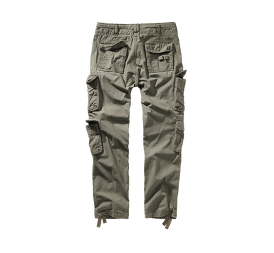 Stylish Slim Fit Cargo Pants för herr - olive