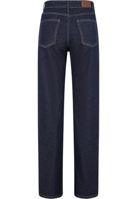 Rakt Skuren Denim Byxa Dam
