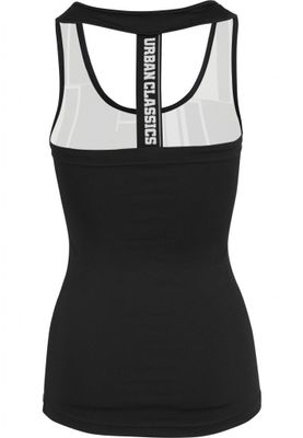 Sports top with graphic pattern ladies