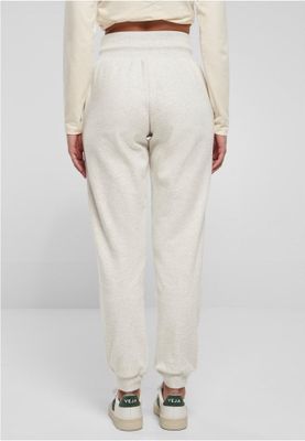 Ladies High Waist Color Melange Sweat Pants