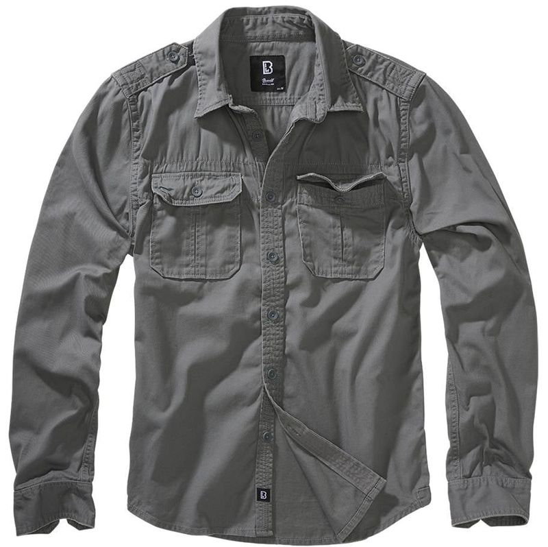 Gray long sleeve vintage shirt
