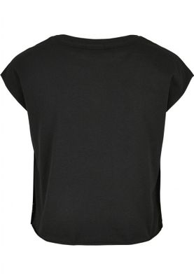 Kort t-shirt med holkarm