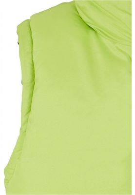 Ladies' reversible short puffer vest