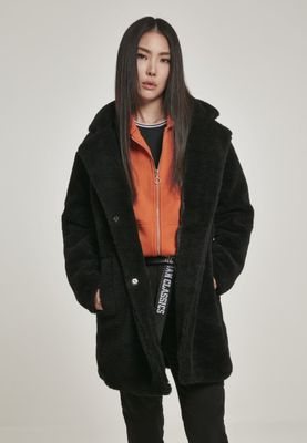 Teddy jacket oversize model lady