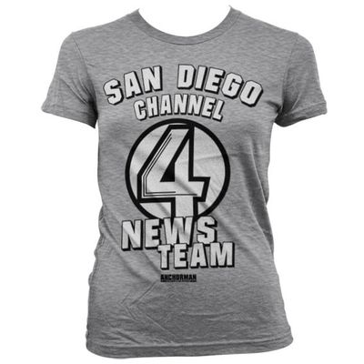 San Diego Channel 4 Girly T-shirt
