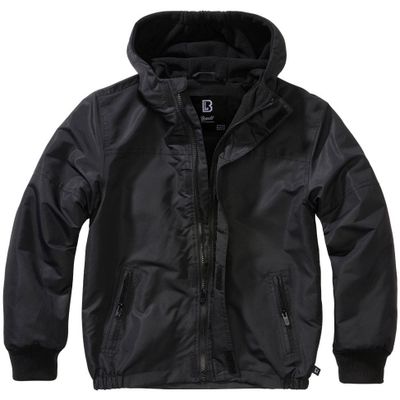 Windbreaker with fleece lining black - Child