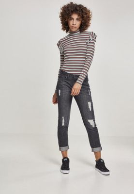 Long-sleeved sweater with a long skirt