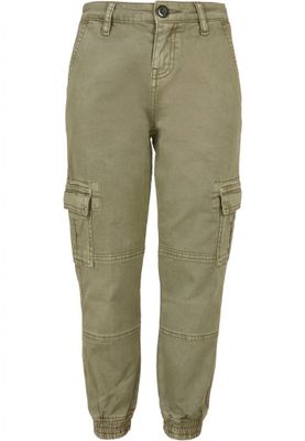 Boys Washed Cargo Twill Jogging Pants