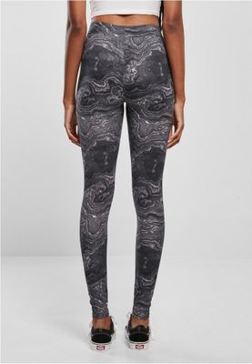 Black oil leggings
