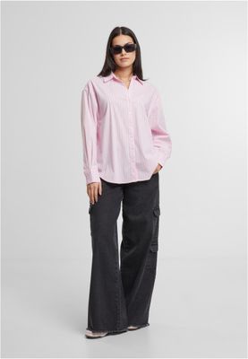 Oversized Randig Blus för Kvinnor