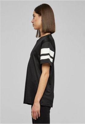 Ladies Stripe Mesh Tee