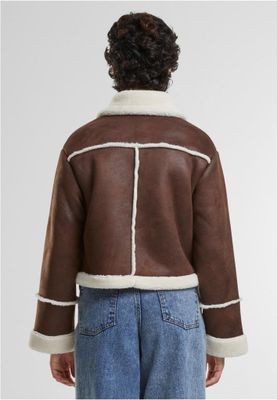 Women's shearling jacket
