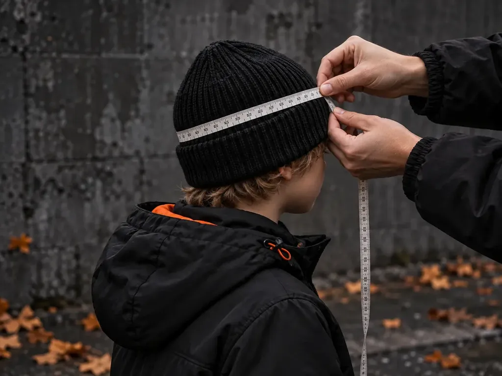 Children's hat size – measure the head and choose correctly