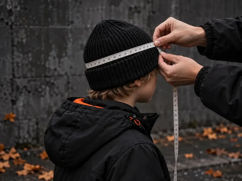 Children's hat size – measure the head and choose correctly