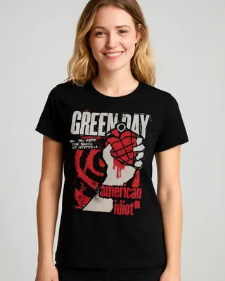 American Idiot Spiral Arm Girly Tee