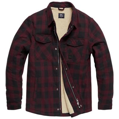 Lumberjack jacket with teddy lining