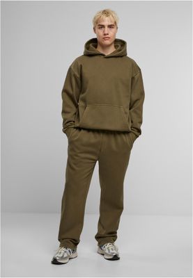 Huvtröja för herr med vintage oversize – warmkhaki
