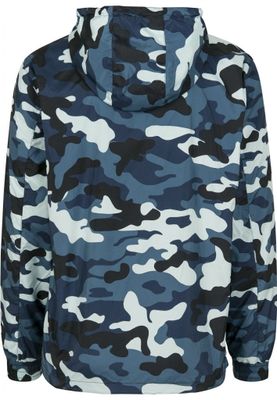 Camo Pull Over Windbreaker
