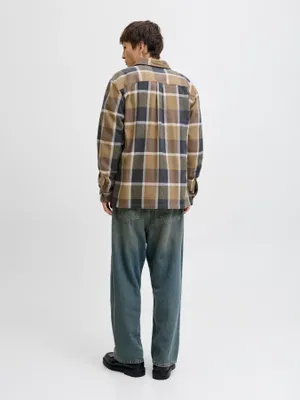 Rutig overshirt - herr