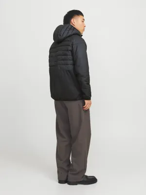 Svart hybridjacka herr