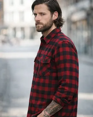 Flannel shirt men