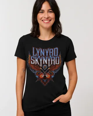 Lynyrd Skynyrd Eagle T-shirt dam i svart