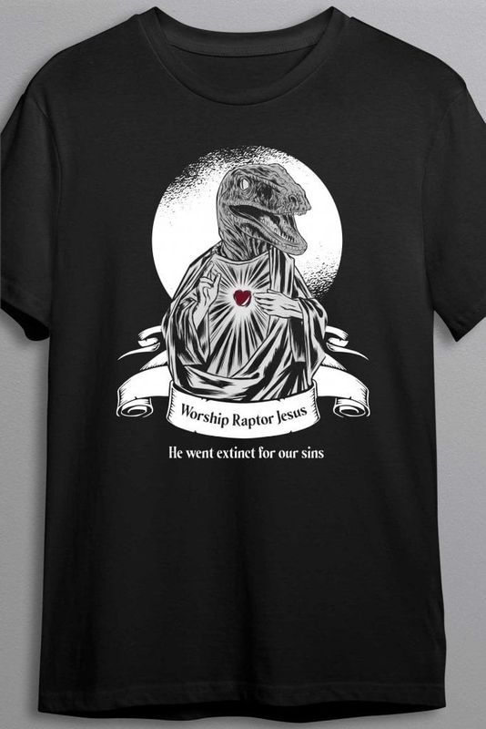 Worship Raptor Jesus - T-shirt