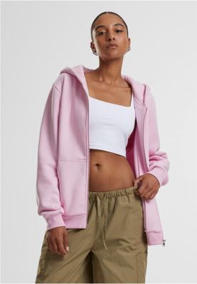 Ladies Fluffy Zip Hoody