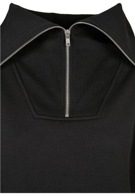Ladies Oversized High Neck Troyer Crew