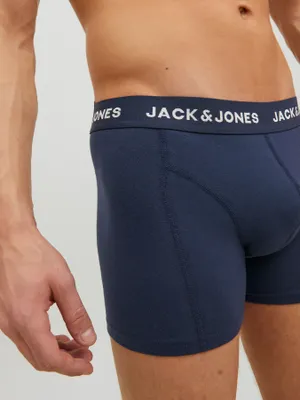 Marinblå boxershorts 3-pack