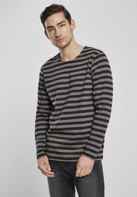 Randig longsleeve herr