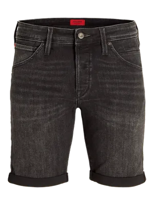 Fox Optimistiska Jeansshorts Svart Medelhög Passform