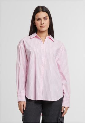 Oversized Randig Blus för Kvinnor