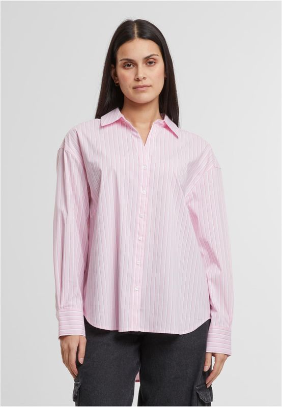 Oversized Randig Blus för Kvinnor