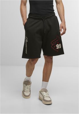Shorts med dragsko – jet black
