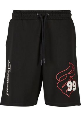 Shorts med dragsko – jet black