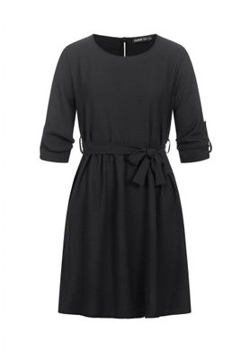 Black Turn-Up Dress