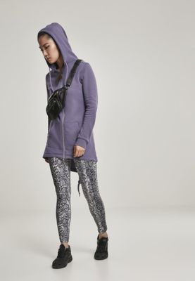 Long ziphoodie lady