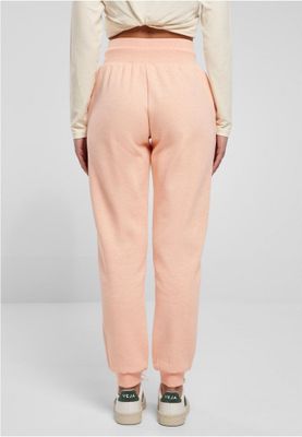Ladies High Waist Color Melange Sweat Pants